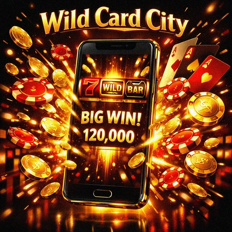 Wild Card City mobile casino instant browser play