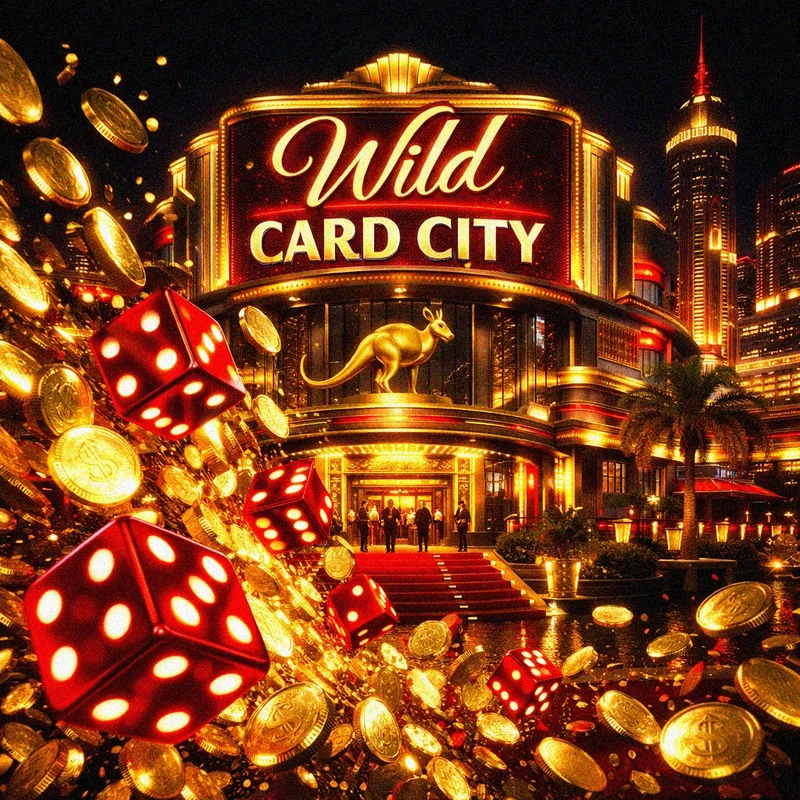 Wild Card City Casino Australia grand entrance