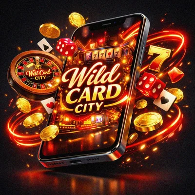 Wild Card City mobile browser login.