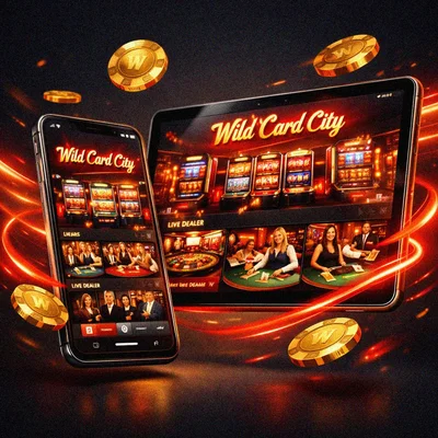 Official mobile gaming portal interface